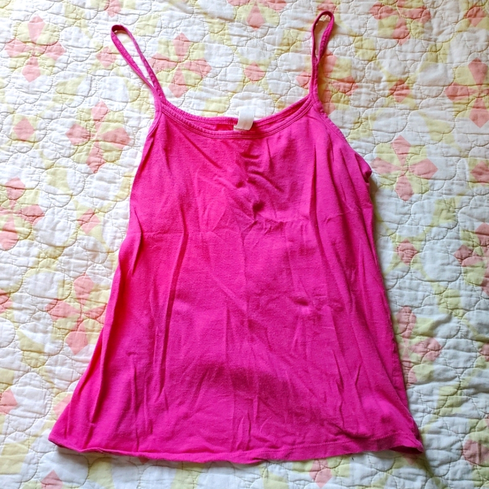 No Boundaries Barbie Pink tank top